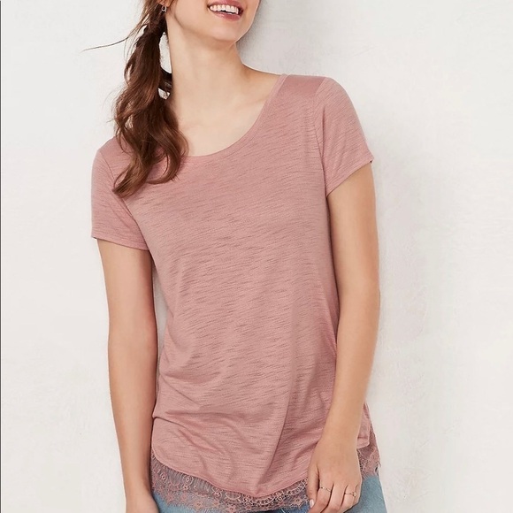 LC Lauren Conrad Bow Back Shirttail Tunic - Picture 2 of 10